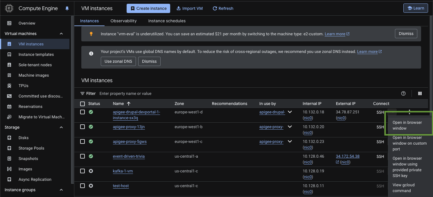 Connect with SSH